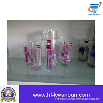 High Quality Glass Jug Tableware Decoration Set Kb-Jh06109